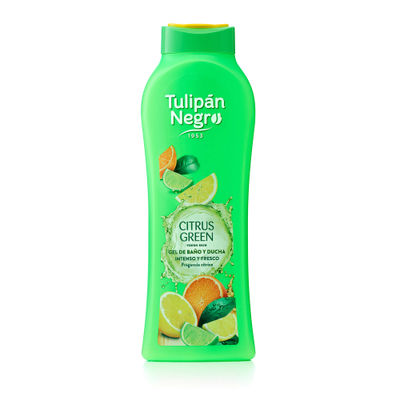 Gel de ducha Tulipán Negro con aroma a Citrus Green (Verde)
