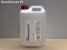 Gel hidroalcoholico - 5 litros - 75 % alcohol - con registro europeo
