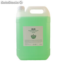 Gel hidroalcohólico 5L con Aloe Vera GR03-gelh-5000-av