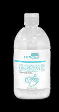 Gel hidroalcohólico 69,1% botella 500ML | con aloe vera y glicerina