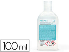 Gel hidroalcoholico alco aloe para manos limpia y desinfecta bote dosificador de