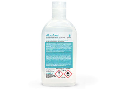 Gel hidroalcoholico alco aloe para manos limpia y desinfecta bote dosificador de - Foto 2