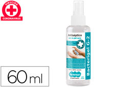 Gel hidroalcoholico antiseptico bacterigel g5 para manos limpia desinfecta sin