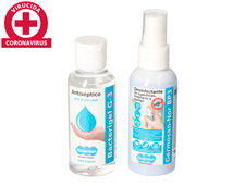 Gel hidroalcoholico bacterigel g3 spray 60 ml + desinfectante para