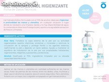 Gel hidroalcohólico con aloe 500ML con dosificador