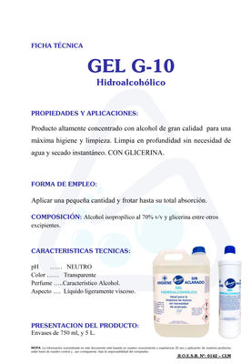 Gel Hidroalcohólico de Manos en Garrafa 5 Litros - Foto 2