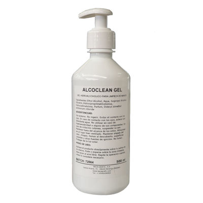 Gel hidroalcohólico higienizante AlcoClean de 500ml - Caja 24 unidades - Foto 3