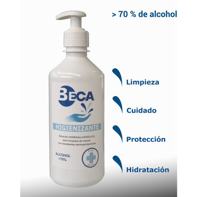 Gel hidroalcohólico higienizante AlcoClean de 500ml - Caja 24 unidades - Foto 4