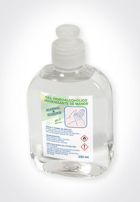Gel hidroalcoholico sanitario para desinfecion de manos