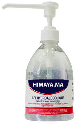 Gel Hydroalcoolique (solution désinfectante) 200ml, 500ml, 1000ml
