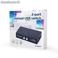 Gembird 2-port manual USB switch DSU-21