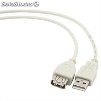 Gembird Cable Alarg. Usb 2.0(m)-(h) 0.75Mts