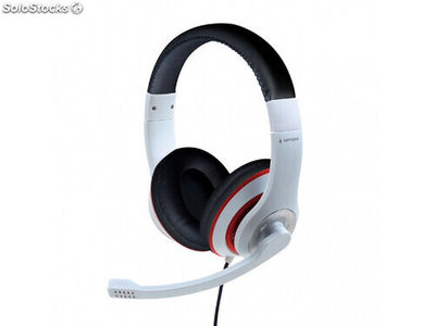 Gembird headset stereo white/mhs-03-wtrdbk mhs-03-wtrdbk
