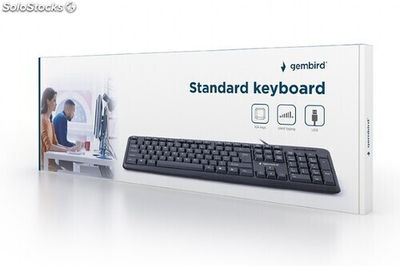 Gembird Standard-Tastatur KB-U-103-ES