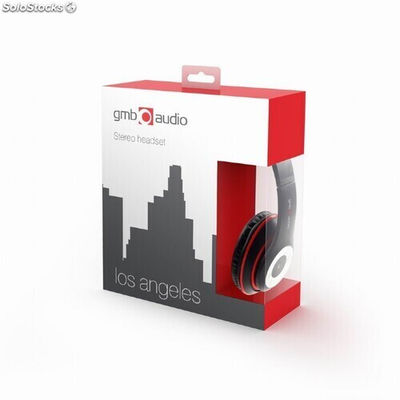 Gembird Stereo-Headset Los Angeles schwarz MHS-LAX-B