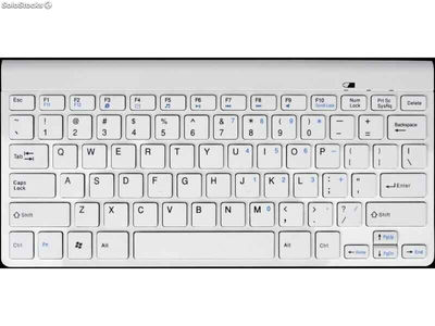 Gembird Tastatur für Mobilgeräte Weiß qwertz kb-bt-001-w-de