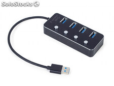 Gembird usb 3.1 (Gen 1) 4-Port usb-Hub - uhb-U3P4P-01