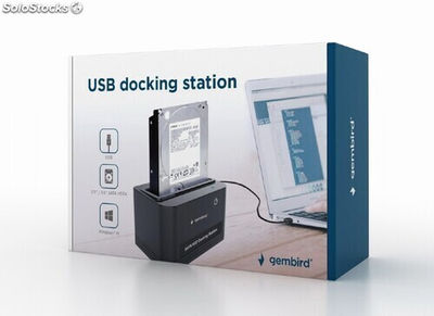 Gembird usb Docking-Station für 2.5 and 3.5 sata-Festplatten HD32-U2S-5