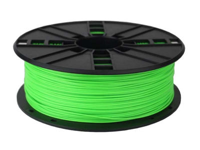 Gembird3 abs Filament Fluorescent Green 1.75 mm 1 kg 3DP-ABS1.75-01-fg