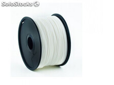 Gembird3 Filament, pla White, 1.75 mm, 1 kg - 3DP-PLA1.75-01-w