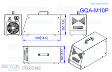 Generador ozono alta calidad 10 gr/hora , 4 M3/min
