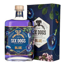GenèveSix Dogs Blue 0,70 Litros 43º (R) + Cas 0.70 L.