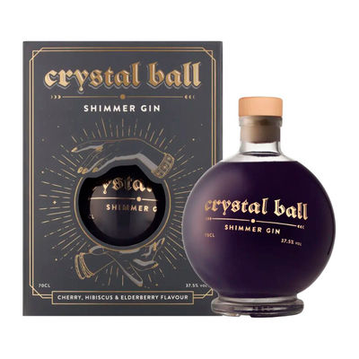 Genewa Crystal Ball Light Up 0,70 Litros 37,5º (R) + Sprawa 0.70 L.