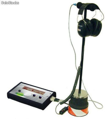 Geófono con sistema de localización de pérdidas y tuberias