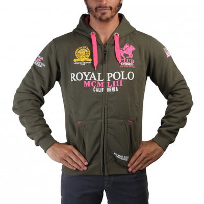 Geographical Norway RP Fanclub fluo man kaki pink - L