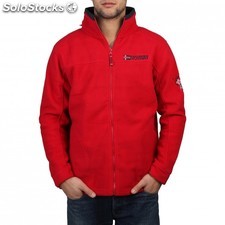 Geographical Norway Texas man red navy - L