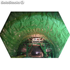 Geomembrana EVA/ECB/PE usada en túnel