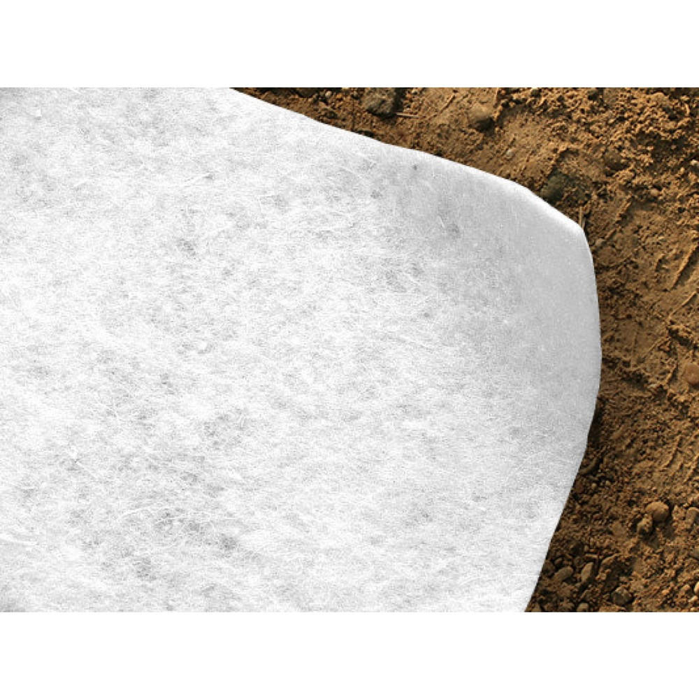 WAHHWF Tissu géotextile, 60 cm/80 cm/100 cm/120 cm/160 cm/200 cm de large  sous-couche d'allée pour gravier, allées, tissu géographique non tissé
