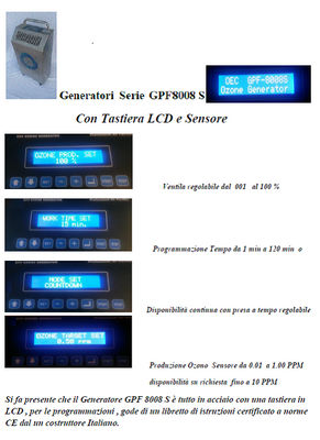 Gerador de ozônio Gpf 8008 s com sensores por alimentos - Foto 2
