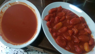 Geschälte Tomaten Dosen