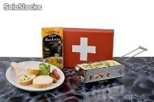 Geschenkset Ofen, Teelichter und Käse - Das Raclette