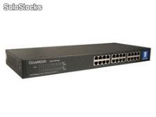 Gigamedia - fes2402 switch 24 ports 10/100 rackable 19&#39;&#39;