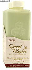 Gigi roll-on de cera mediano tea tree 34 gr. Ud. r:0267