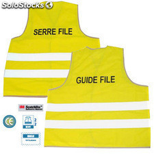 Gilet guide file / serre file
