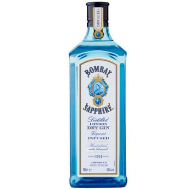 Gin Bombay Sapphire 1,00 Litro 47º (R) 1.00 L.
