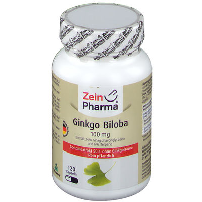 Ginkgo Biloba 100 mg (120 capsGinkgo Biloba 100 mg (120 capsuules) &quot;Zein Pharma&quot;