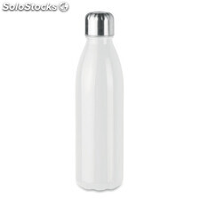 Glas Trinkflasche 650ml weiß MIMO9800-06