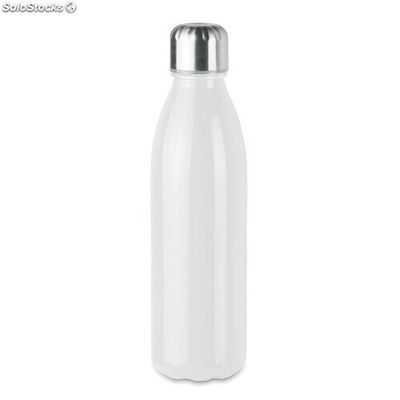Glas Trinkflasche 650ml weiß MIMO9800-06
