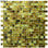 Glasmosaik aus Quadraten in verschiedenen Grüntönen. Referenz: Caramel - Foto 3