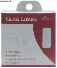 Glass leisure tips 4 ez flow 50 ud. Tips para diseñar uñas r:39044