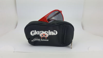 Glassing-Custodia plastica impermeabile per occhiali con zip - Foto 2