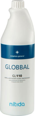 GLOBBAL GL 110 Abrillantador acero inoxidable 1 litro