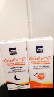 Gluta - c intense whitening facial day cream whitening et anti-aging + spf25 - Photo 3