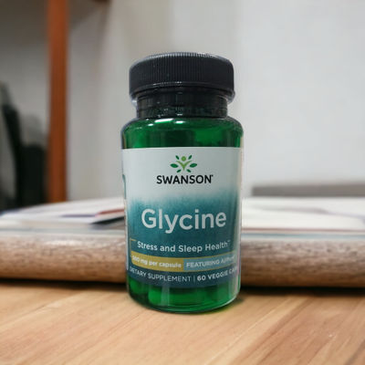 Glycine, 500 mg, 60 capsules végétariennes