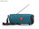 GMB Audio portable Bluetooth speaker with FM-radio green - SPK-BT-17-G - 1