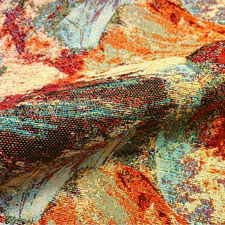 Gobelin misto cotone disegno effetto affresco multicolore